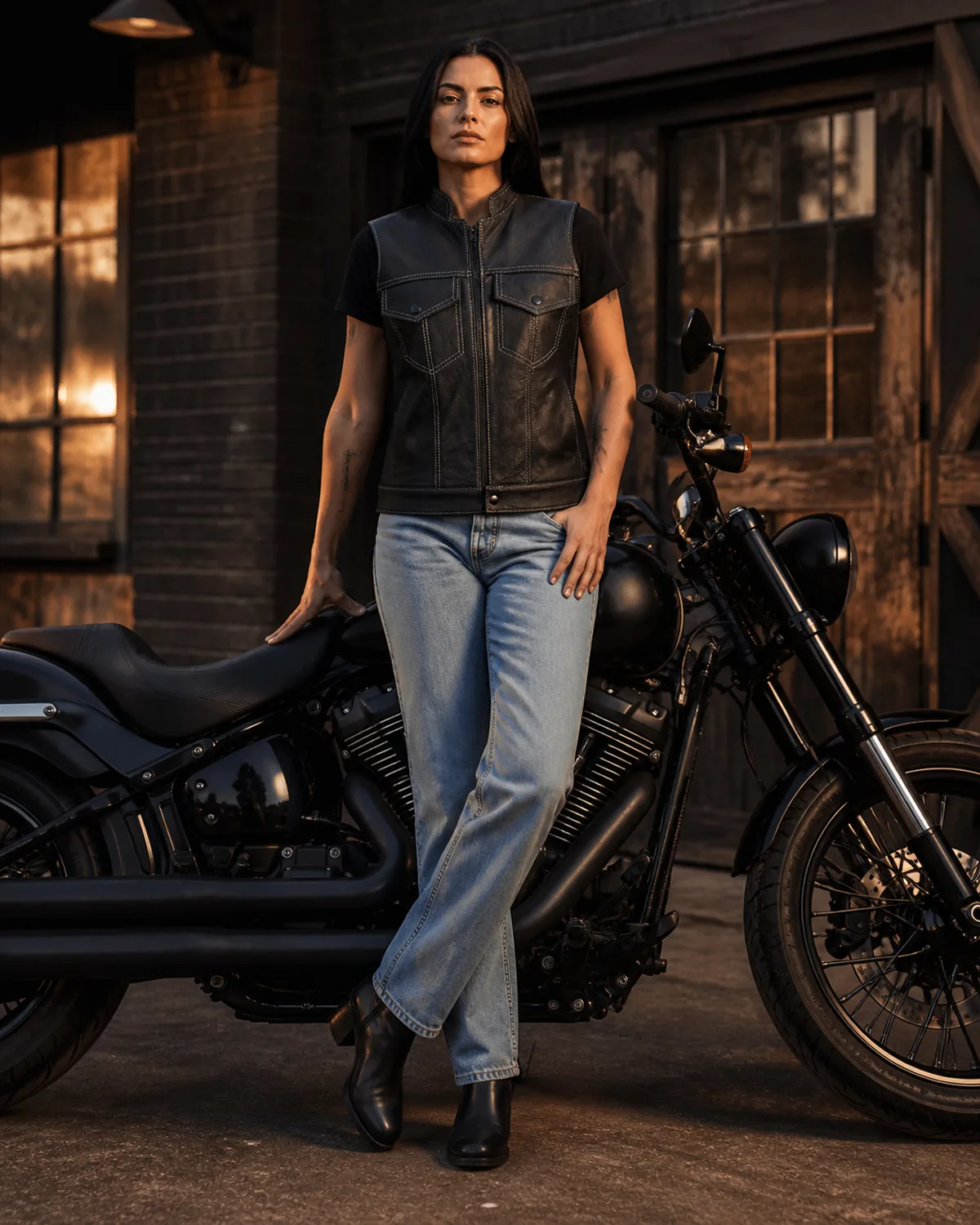Colete Femme Classic — editorial Klan Custom