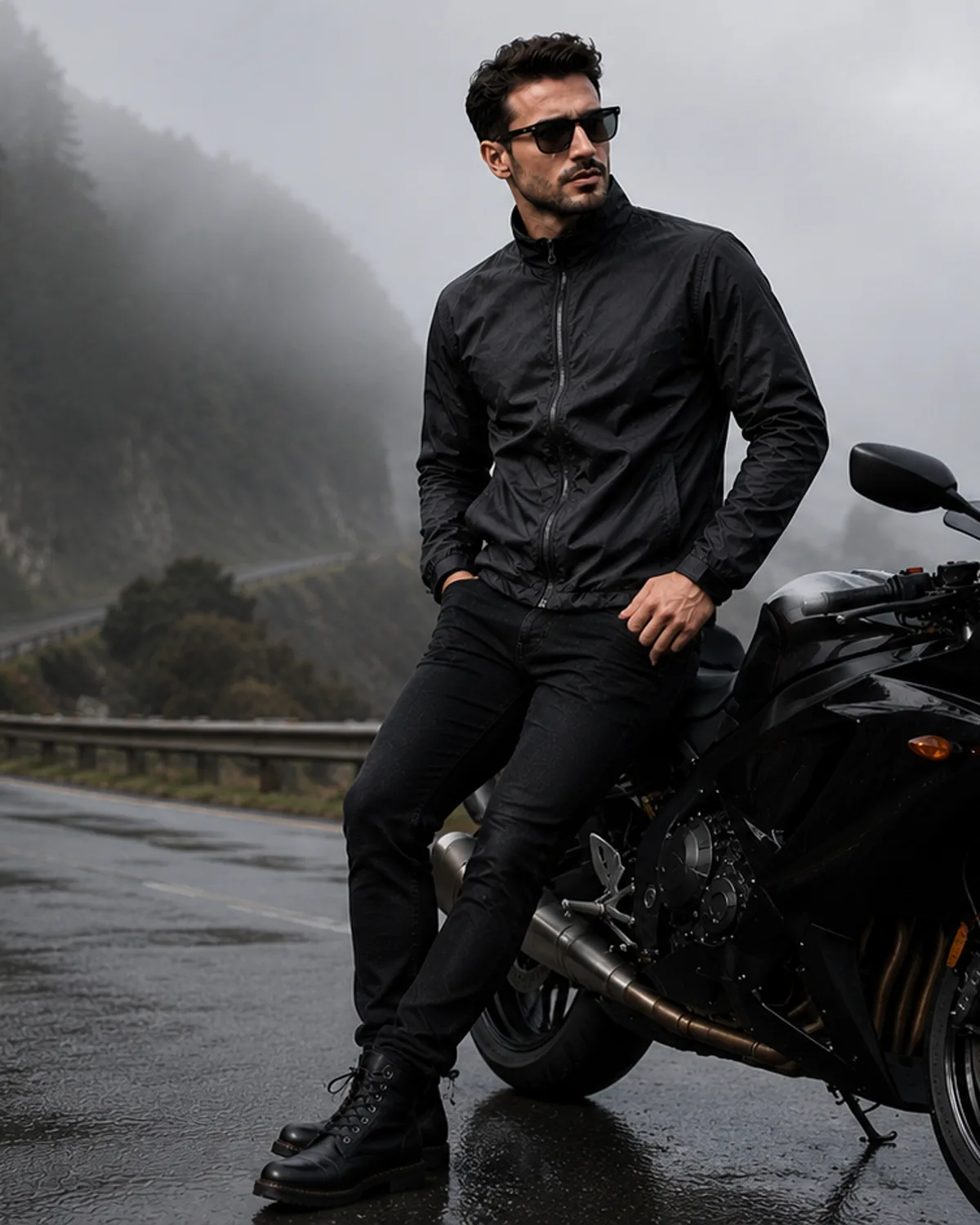 Jaqueta Road Shell — editorial Klan Custom