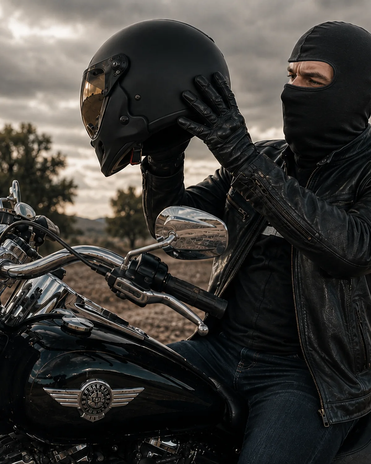 Touca Balaclava — editorial Klan Custom