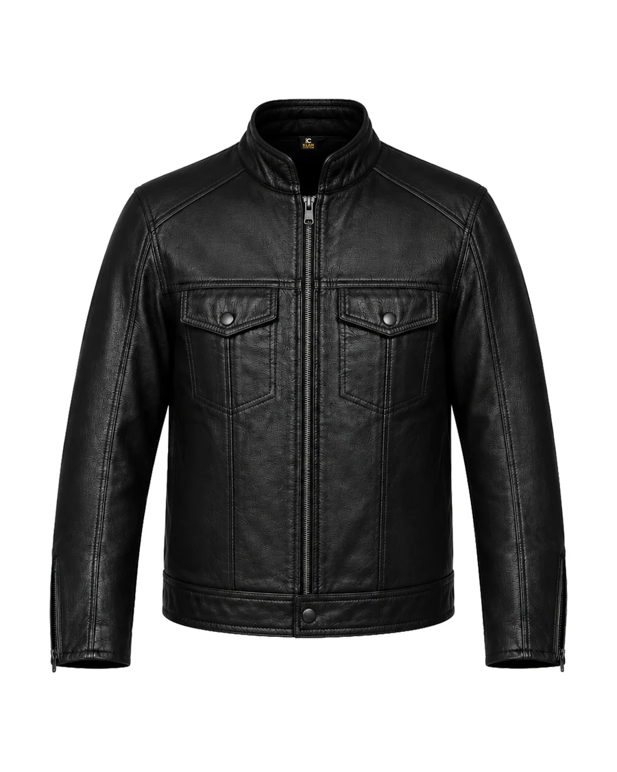 Jaqueta Leather 01 — Couro para motociclistas da Klan Custom